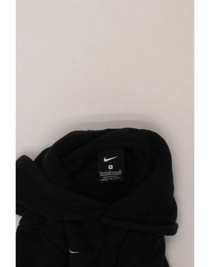 NIKE Boys Hoodie Jumper 8-9 Years Small  Black Cotton Vintage Nike and Second-Hand Nike from Messina Hembry 