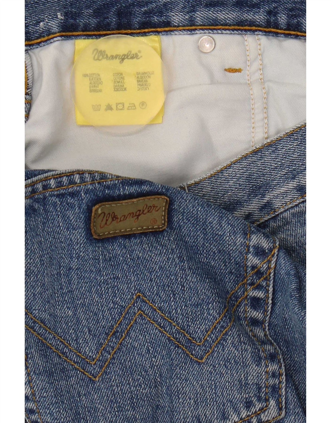 Męskie jeansy Wrangler Texas Straight W38 L30 Niebieskie bawełniane