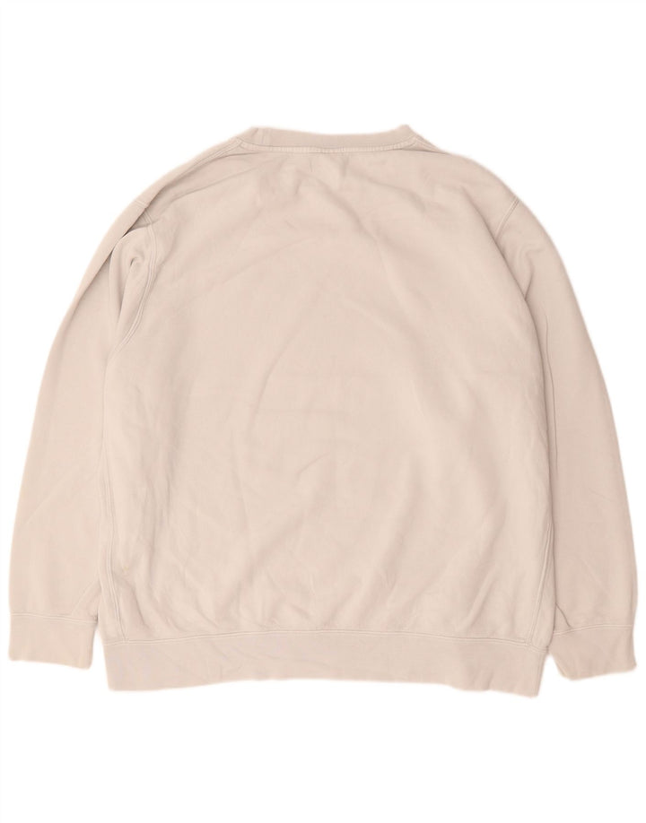 Męska bluza z grafiką Nike, 2XL, biała, bawełniana