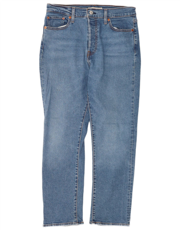Damskie jeansy Levi's Wedgie Straight W31 L28 Niebieskie