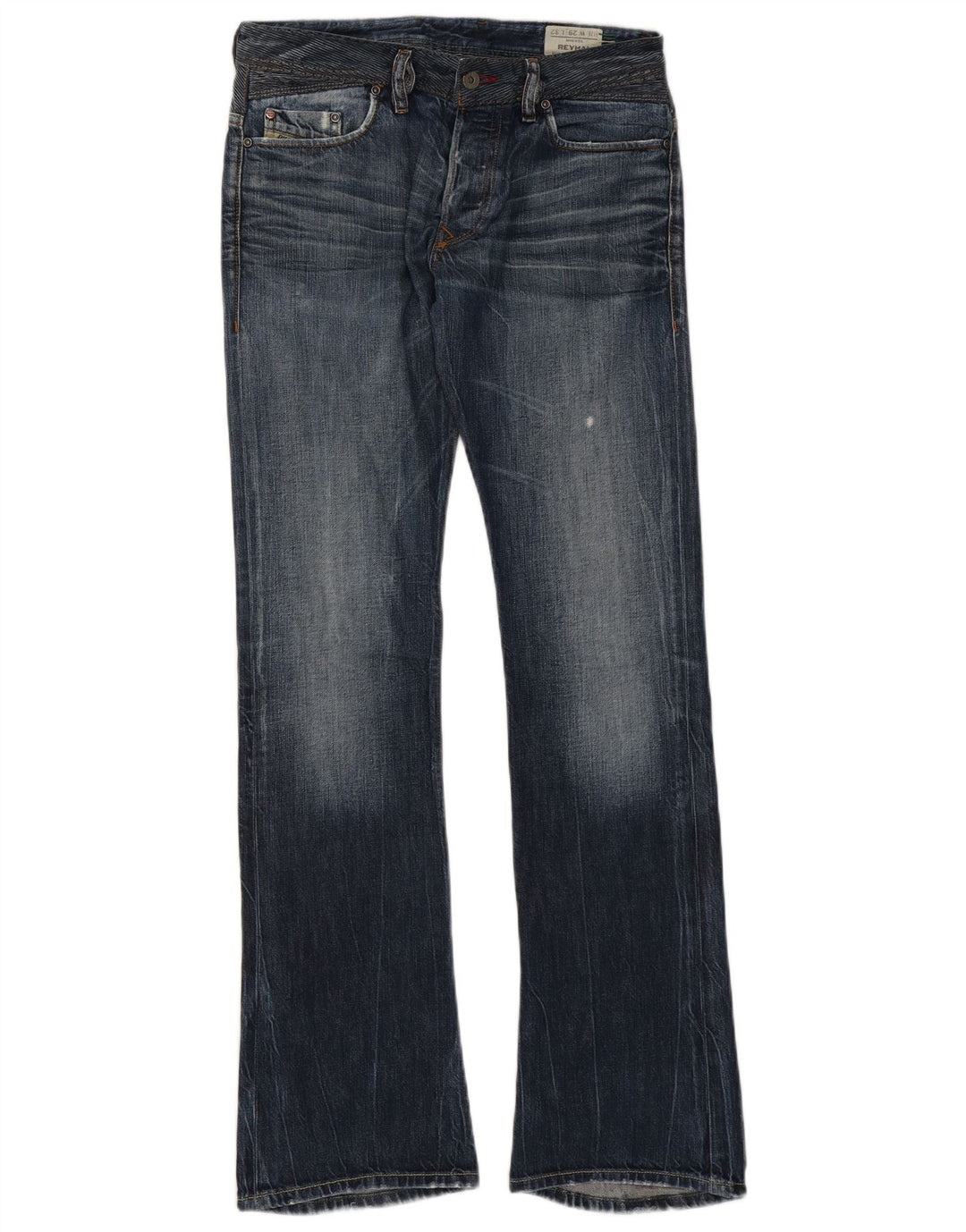 Diesel Męskie Reyhan Bootcut Jeans W29 L32 Granatowa bawełna