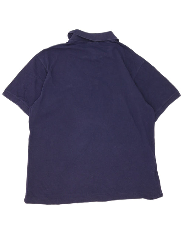 Męska koszulka polo Lacoste o klasycznym kroju, rozmiar 6 XL, granatowa, bawełniana