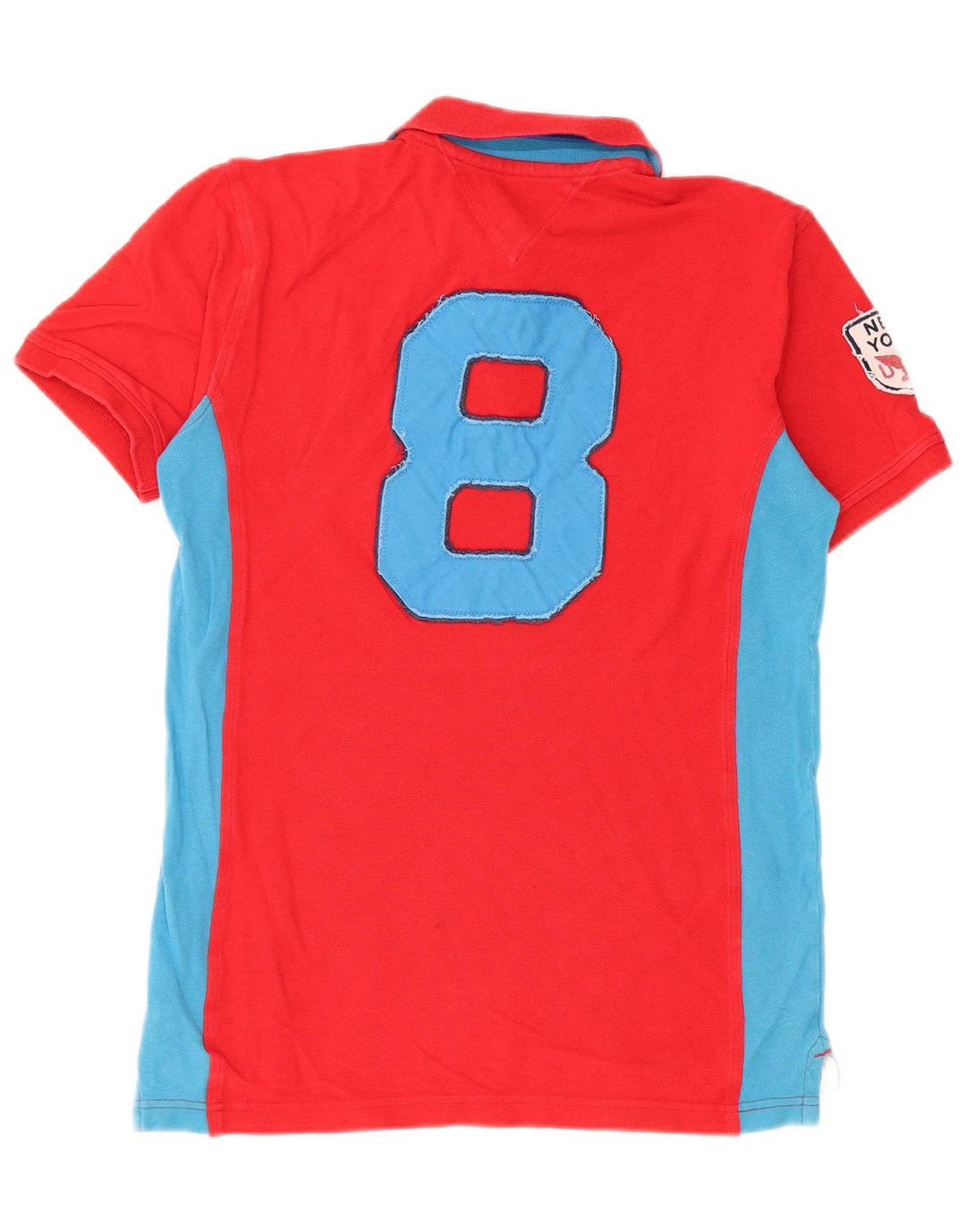 Chłopięca koszulka polo TOMMY HILFIGER z grafiką, 15-16 lat, XL, w kolorze czerwonym