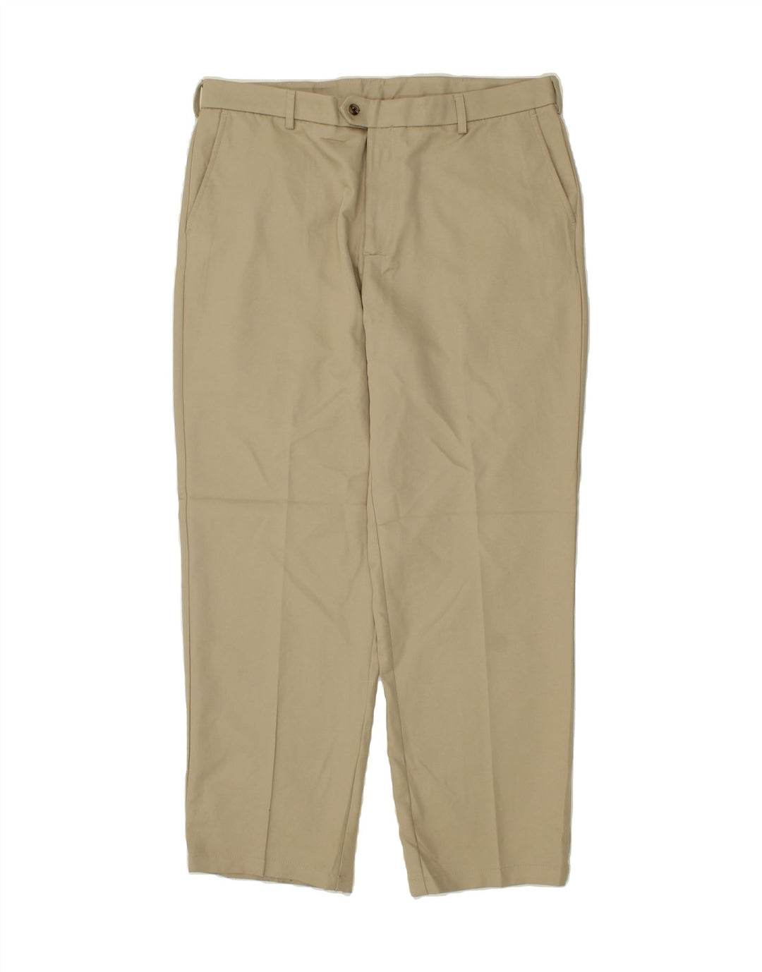 IZOD Mens Classic Fit Chino Trousers W38 L32 Beige Polyester Vintage Izod and Second-Hand Izod from Messina Hembry 