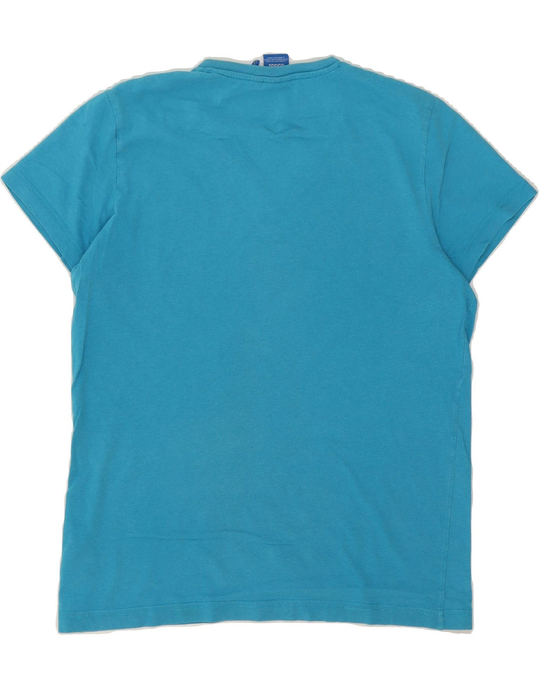 ADIDAS Mens T-Shirt Top Medium Blue Cotton Vintage Adidas and Second-Hand Adidas from Messina Hembry 
