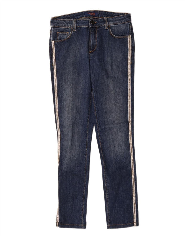 Damskie jeansy Trussardi IT 40 Small W26 L29 Niebieskie bawełniane