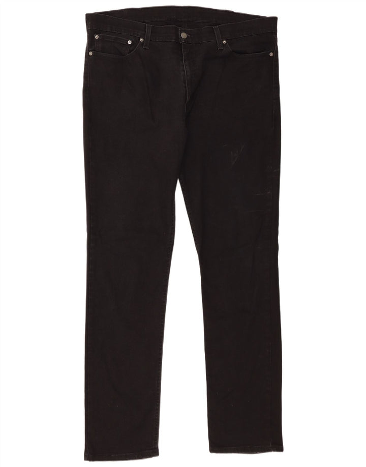 Męskie jeansy Levi's 511 Slim W38 L34 Czarna bawełna