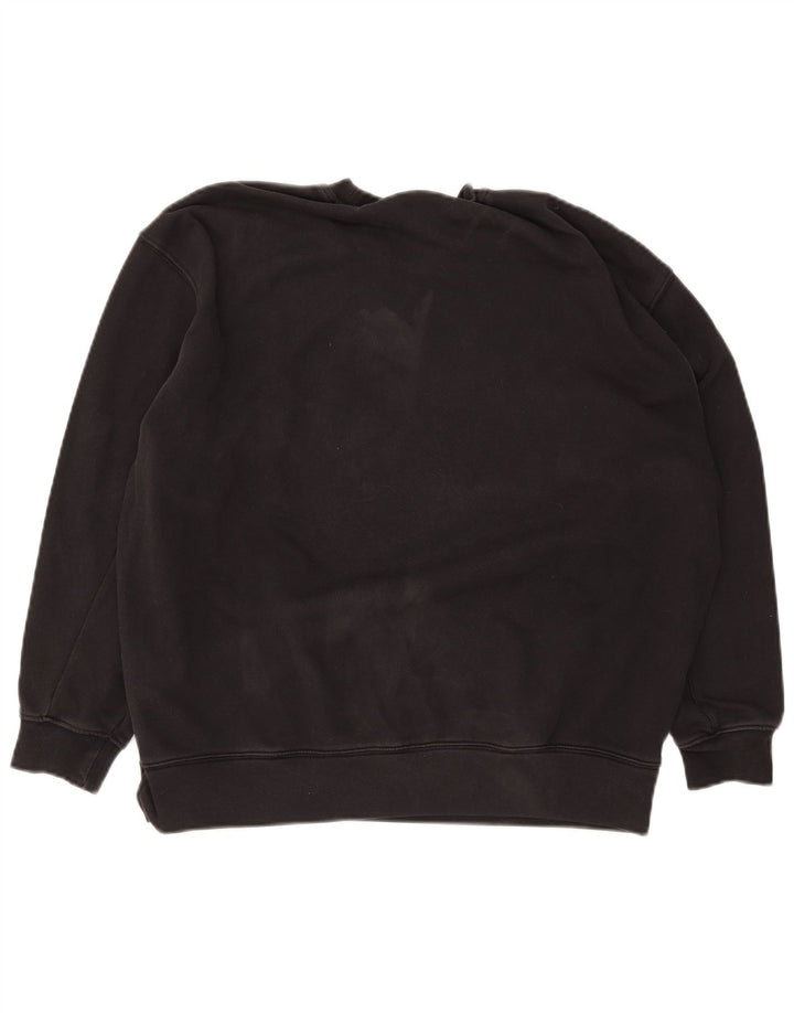Damska bluza Adidas Graphic Oversized Sweter UK 12 Średnia czarna bawełna