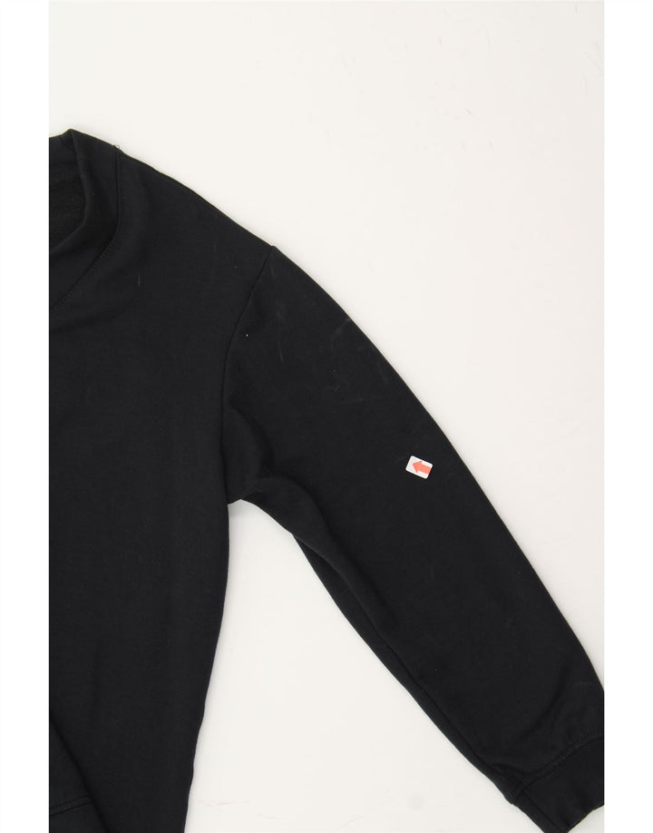 ORVIS Womens Loose Fit Sweatshirt Jumper UK 16 Large Black Vintage Orvis and Second-Hand Orvis from Messina Hembry 