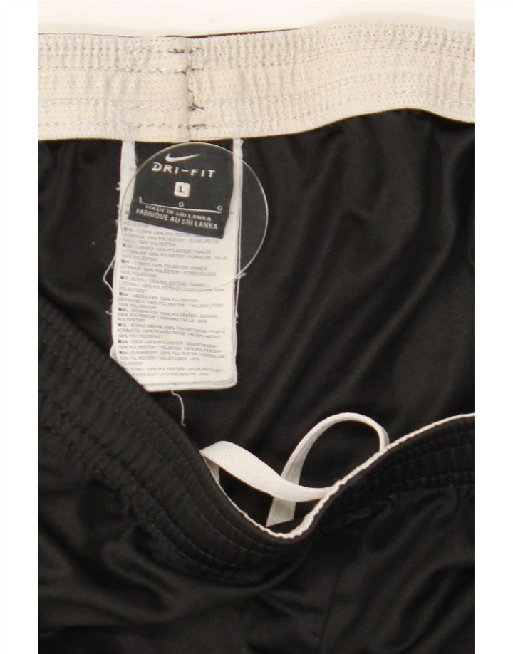 Męskie spodenki sportowe Nike Dri Fit, duże, czarne, poliestrowe