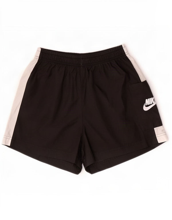 Damskie spodenki sportowe Nike UK 14, średni czarny, poliester z blokami kolorów