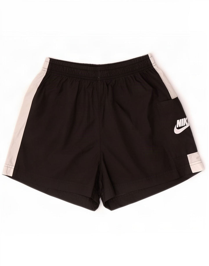 Damskie spodenki sportowe Nike UK 14, średni czarny, poliester z blokami kolorów