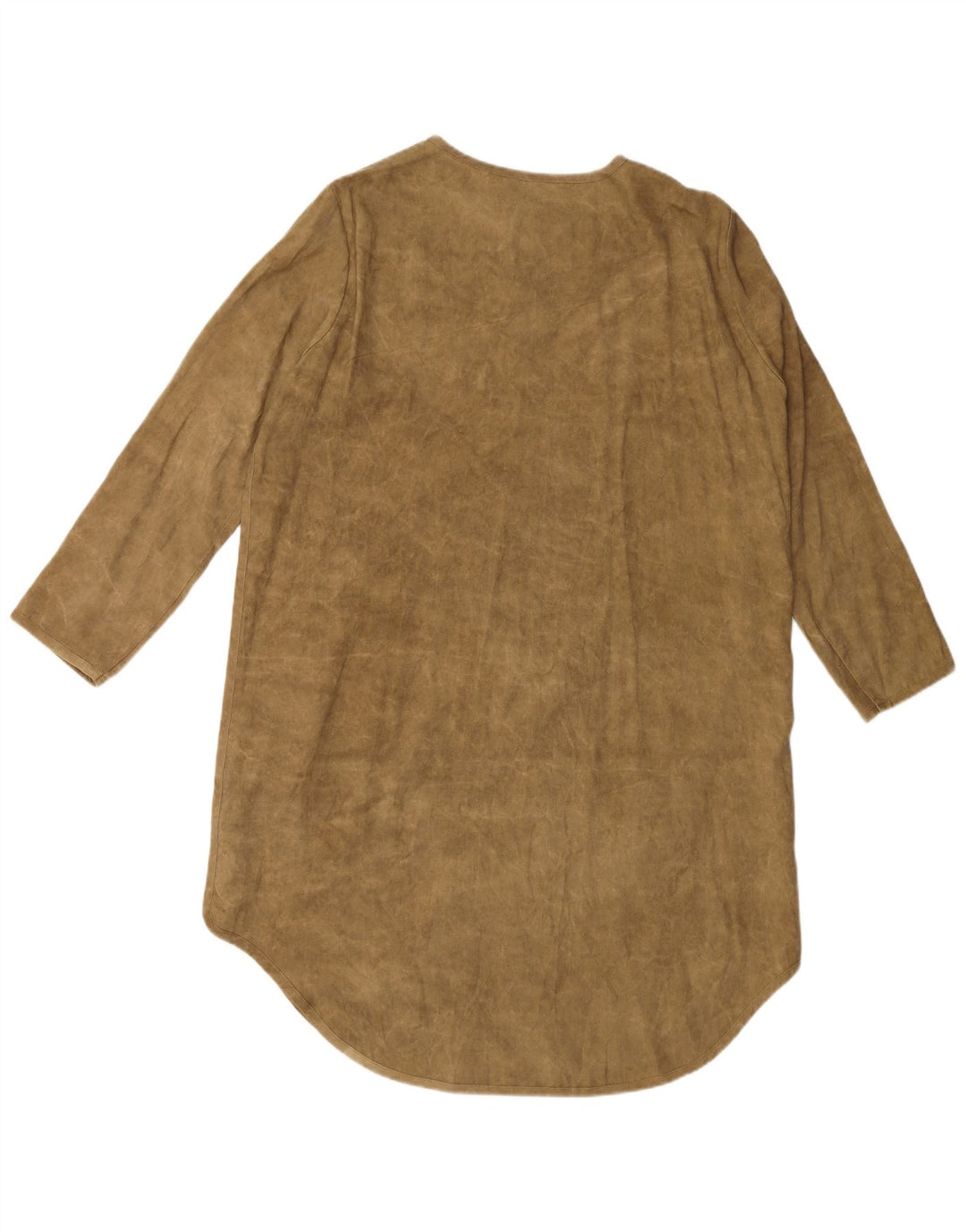 Damska sukienka koszulowa ZARA UK 14 Lyocell w kolorze średniozielonym