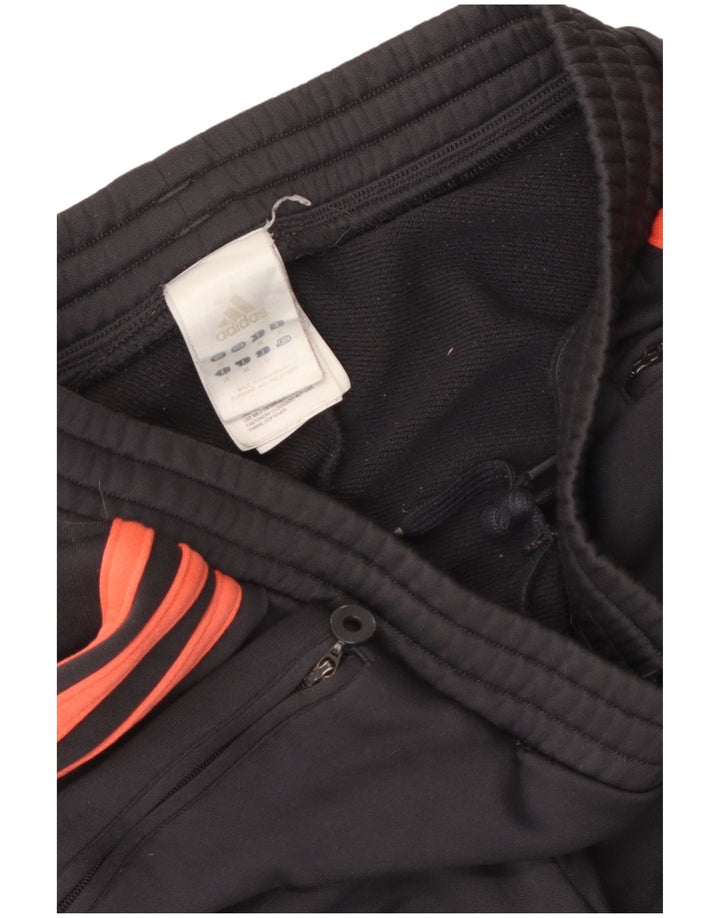 Damskie spodnie dresowe Adidas UK 12 Średni szary poliester
