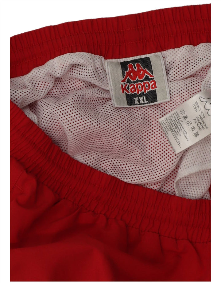 Męskie spodenki sportowe Kappa 2XL Czerwony poliester