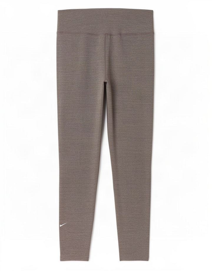 Damskie legginsy Nike Dri Fit UK 12, średnioszare, poliestrowe plamki
