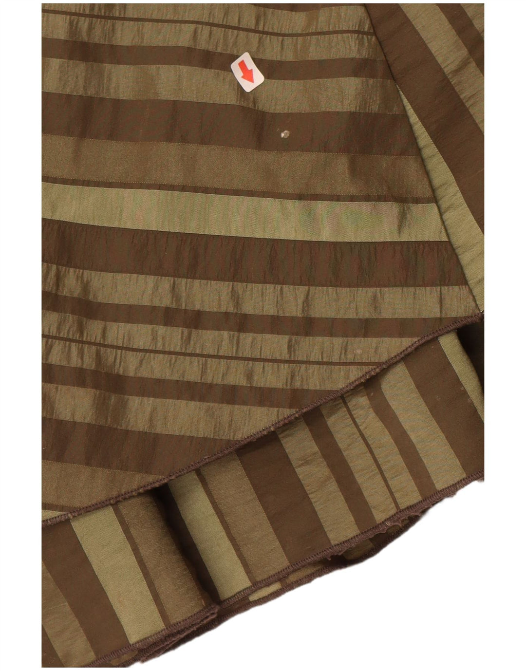 Damska asymetryczna spódnica w kształcie litery A SASHA UK 16 Large W36 Khaki w paski