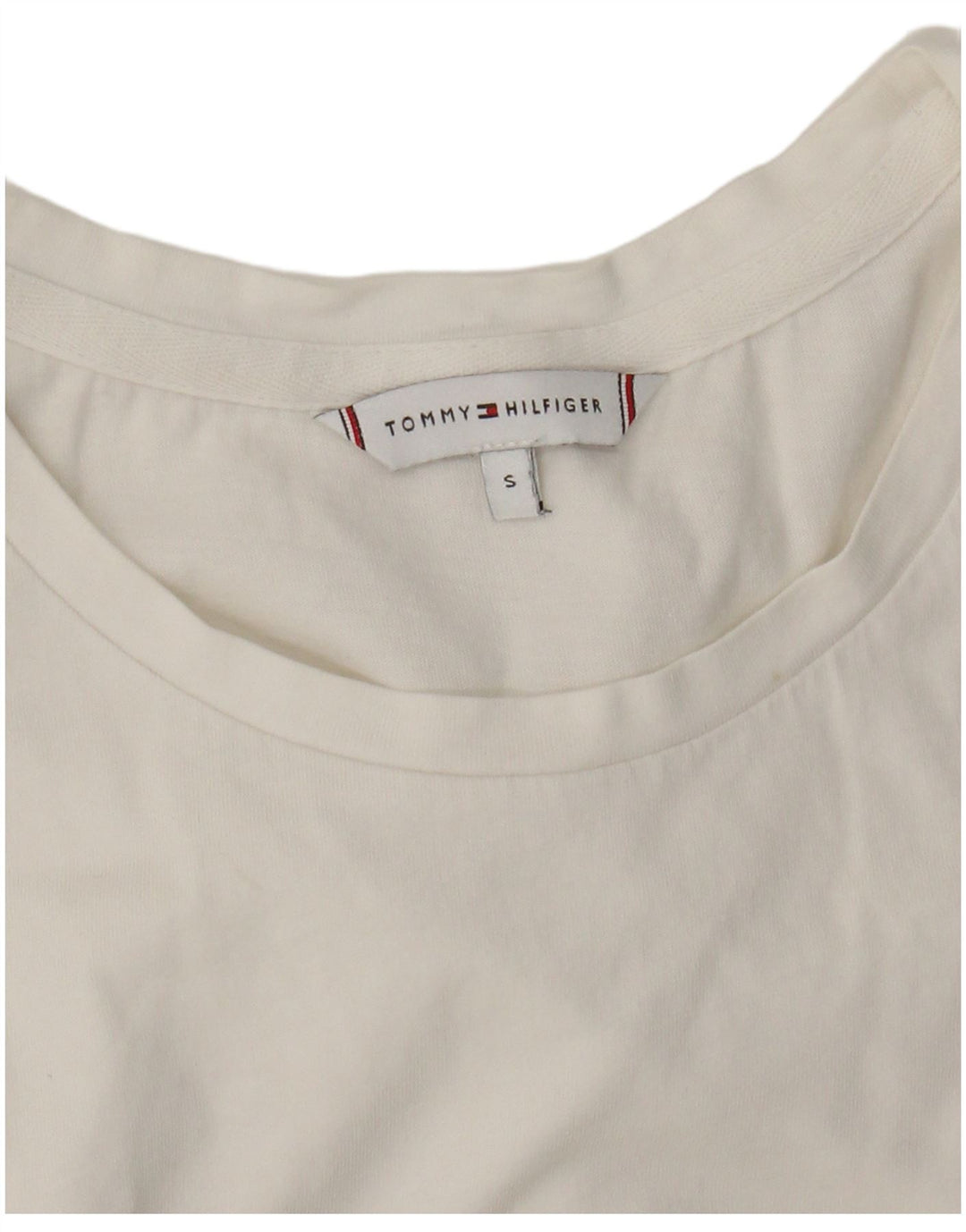 T-shirt damski Tommy Hilfiger Top UK 8 Small White