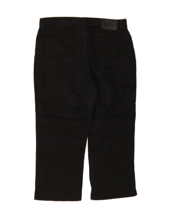 RALPH LAUREN Womens Capri Jeans US 6 Medium W30 L21 Black Cotton