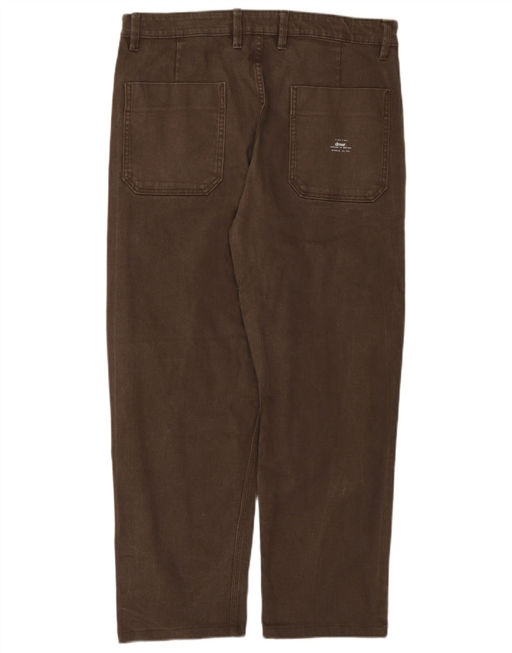 Męskie proste dżinsy Zara EU 42 Large W32 L27 Brązowe