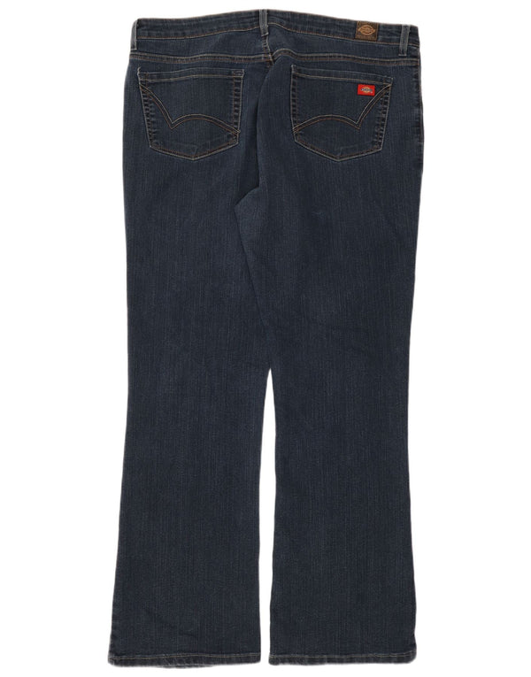 Damskie jeansy Dickies Bootcut US 16 2XL W36 L33 Niebieskie bawełniane