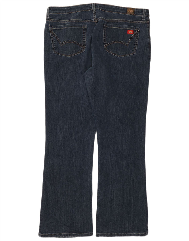 Damskie jeansy Dickies Bootcut US 16 2XL W36 L33 Niebieskie bawełniane