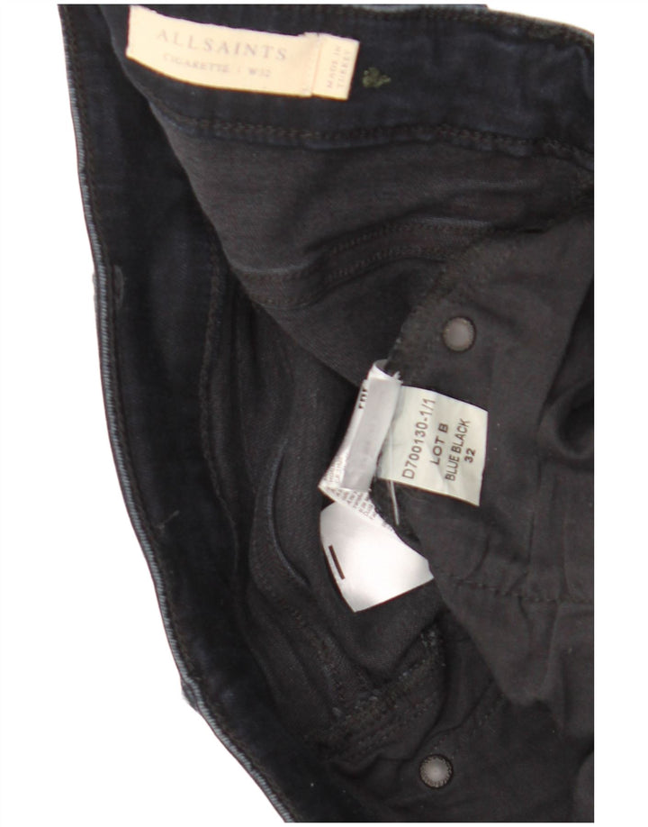 All Saints Męskie Cigarette Slim Jeans W32 L32 Granatowa bawełna