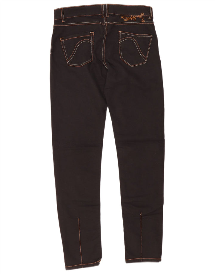 Damskie spodnie typu slim casual Desigual W30 L30 czarne
