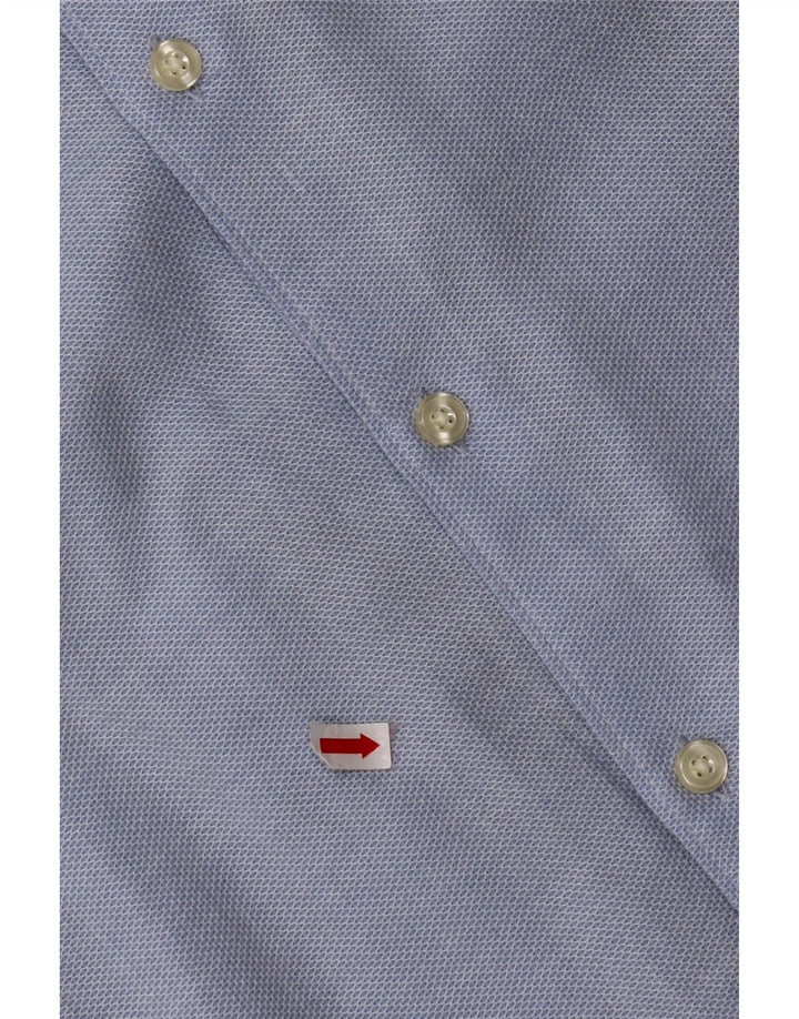 Koszula męska ZARA Slim Fit, duża, niebieska, bawełniana