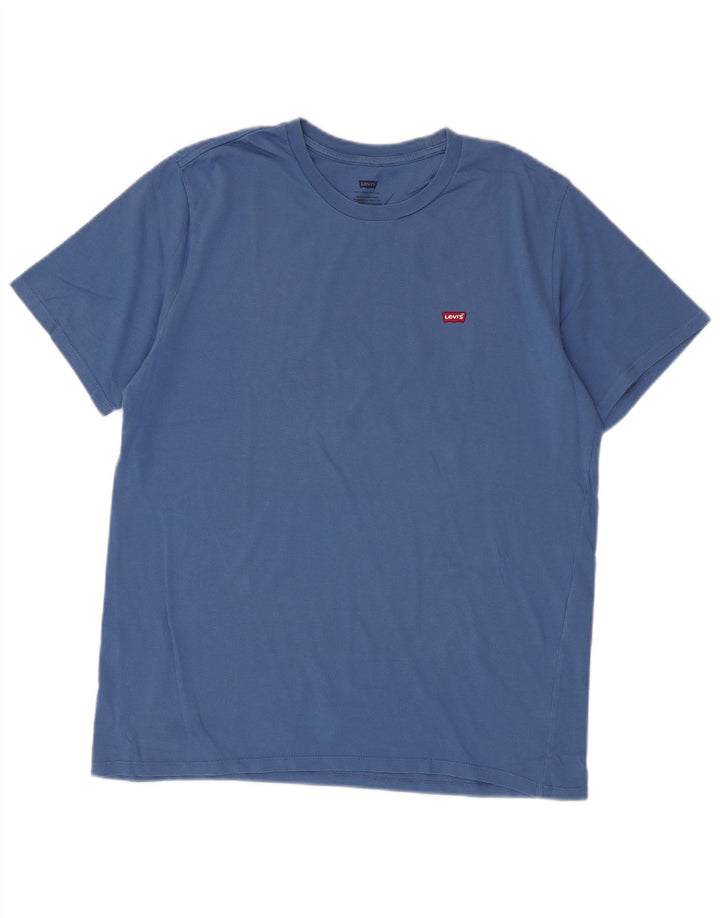 Męski T-shirt Levi's Top, duży, niebieski