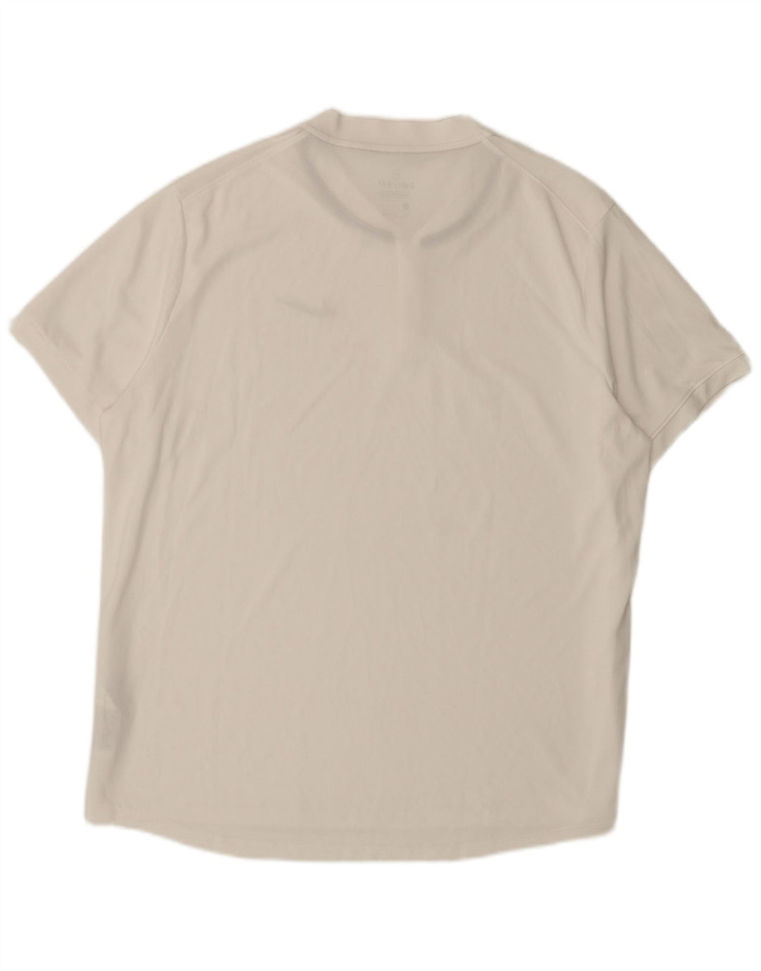 Męski T-shirt NIKE Dri Fit o standardowym kroju, XL, biały, poliester