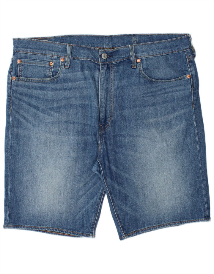 Męskie spodenki jeansowe Levi's 405 W38 XL, niebieskie, bawełniane