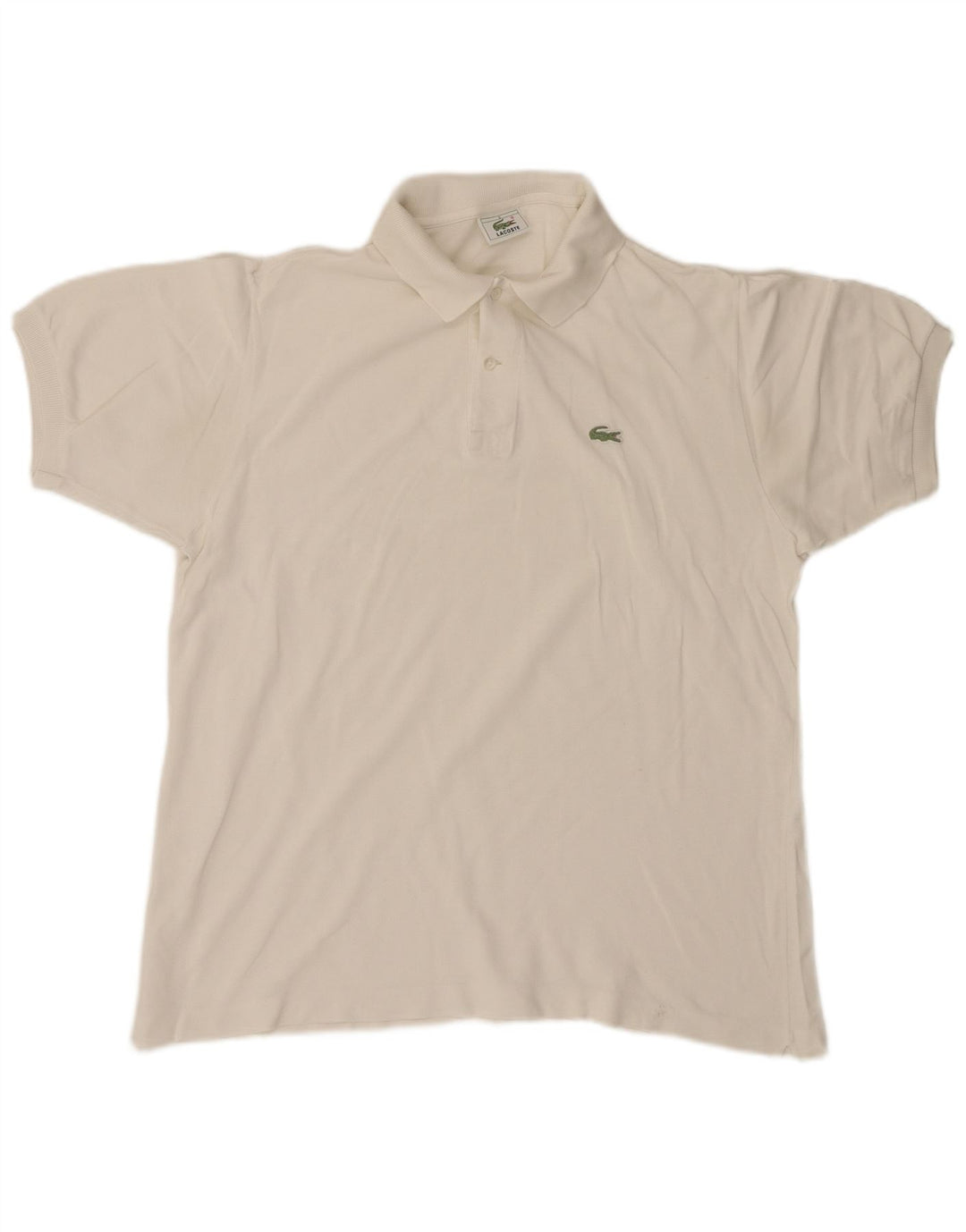 Męska koszulka polo LACOSTE, rozmiar 5, duża, beżowa