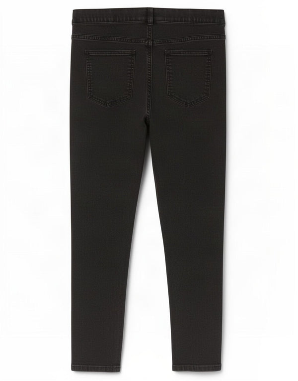 Marks & Spencer Damskie jeansy Jegging UK 16 Large W34 L24 Czarna bawełna