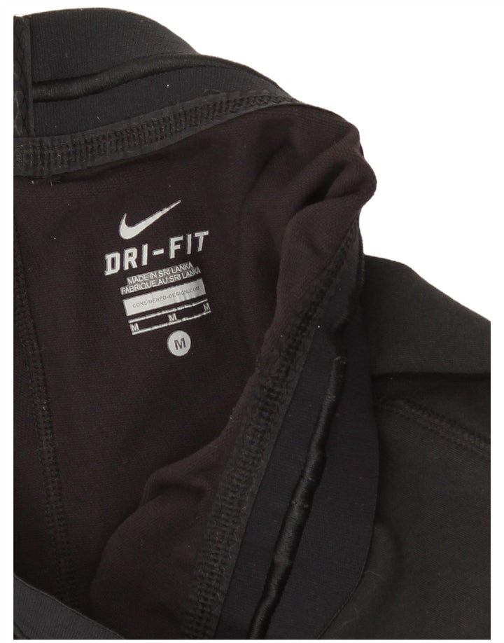 Damskie spodnie dresowe Nike Dri Fit Graphic Capri UK 12, średnie czarne