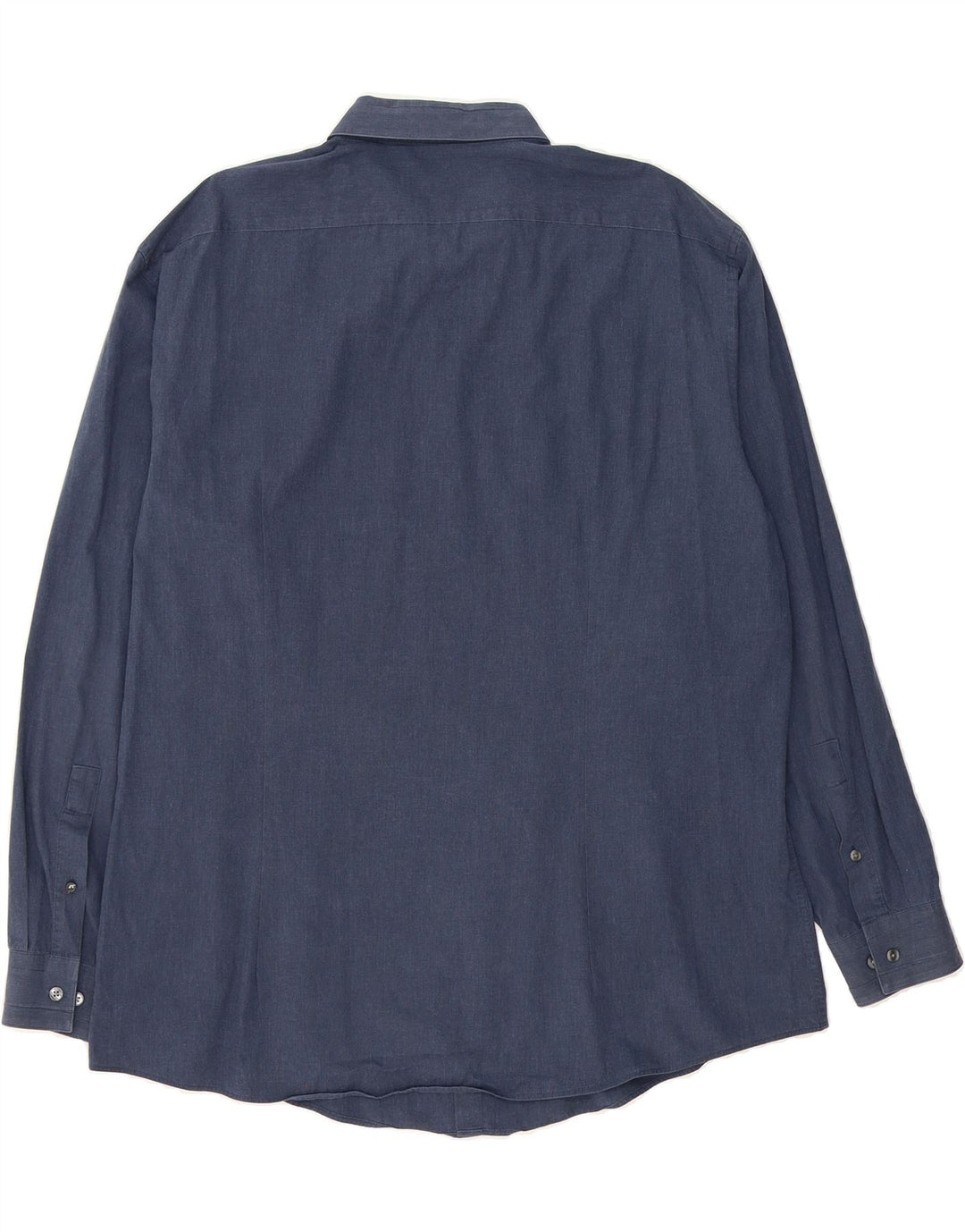 DKNY Mens Slim Fit Shirt XL Navy Blue Vintage Dkny and Second-Hand Dkny from Messina Hembry 