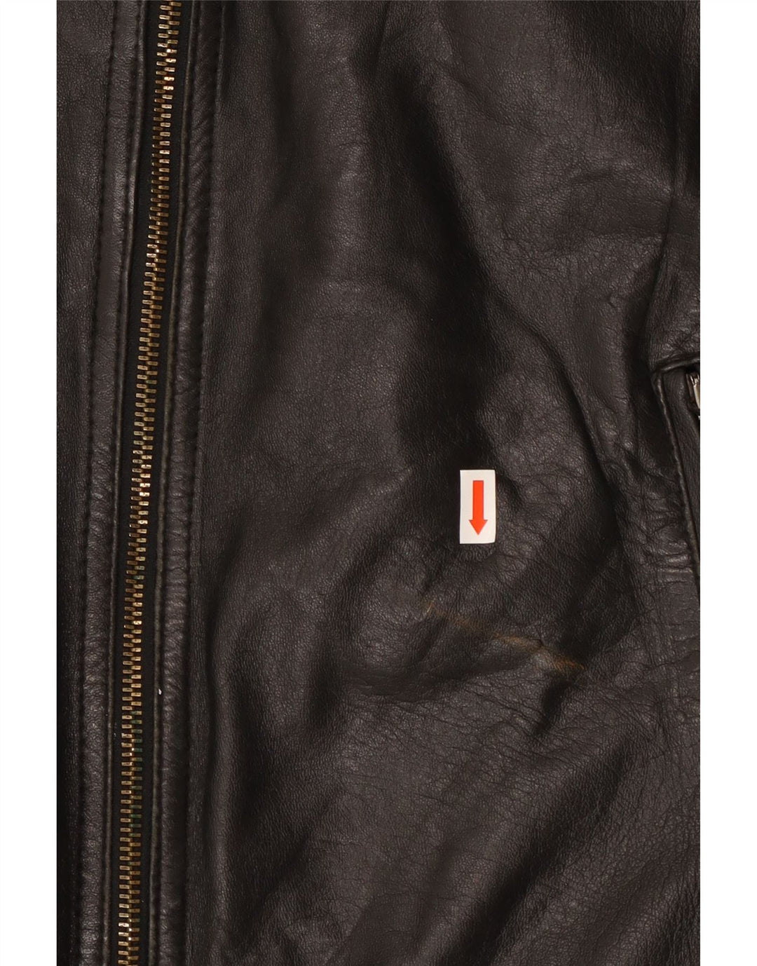 Vintage męska skórzana kurtka racer IT 54 XL czarna skóra