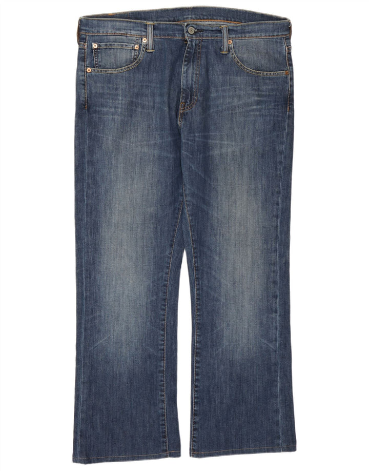 Męskie dżinsy Levi's 527 Bootcut W36 L28 Niebieska bawełna