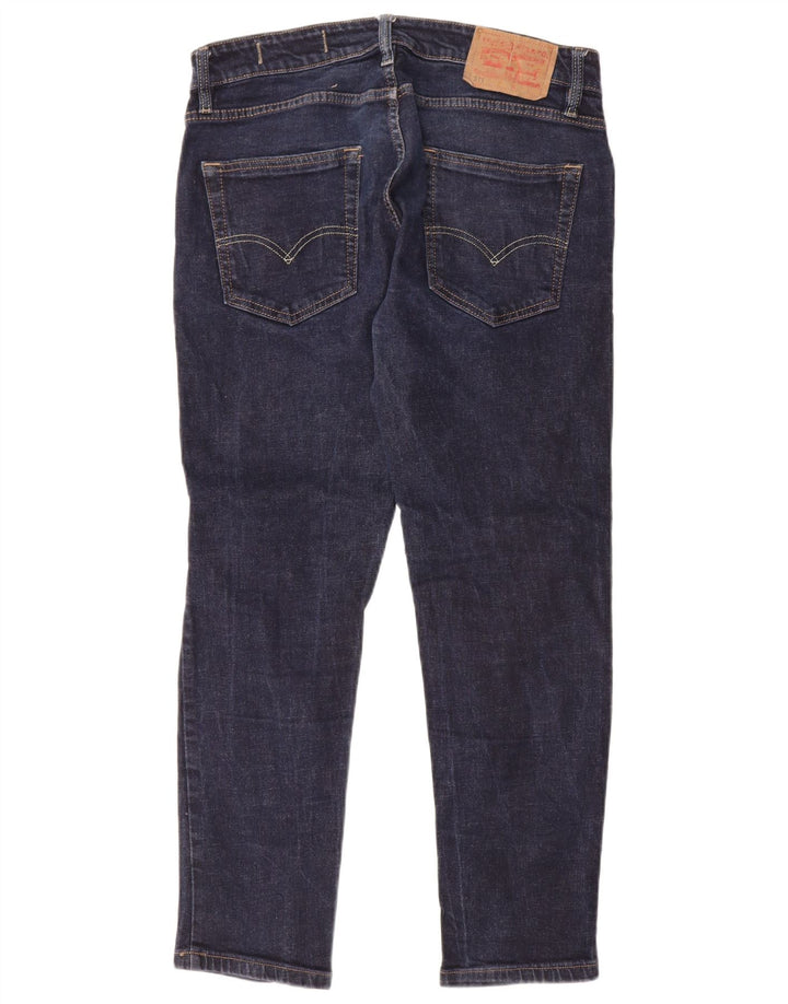 Męskie jeansy Levi's Slim W36 L28 Granatowa bawełna