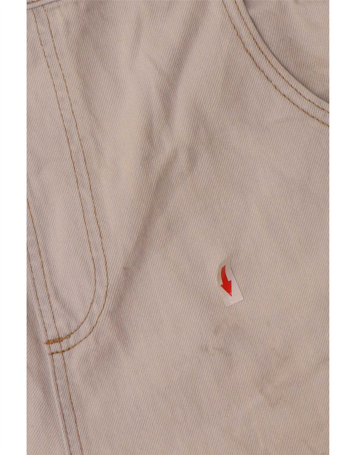 Damskie spodenki jeansowe ogrodniczki Levi's, duże, W34, niebieska bawełna