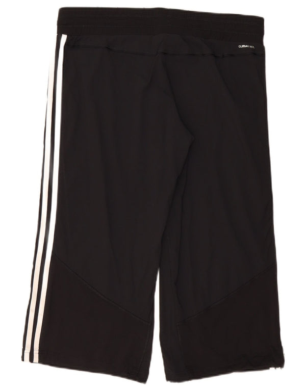 Damskie spodnie dresowe ADIDAS Climacool Capri UK 12, średnie czarne