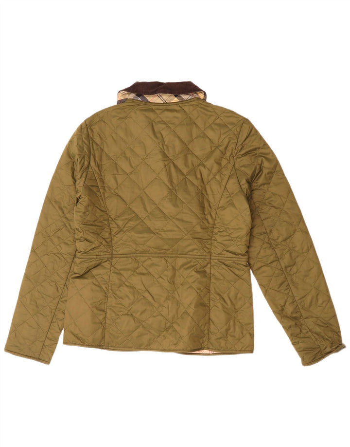 Damska pikowana kurtka Barbour UK 10 Small Khaki