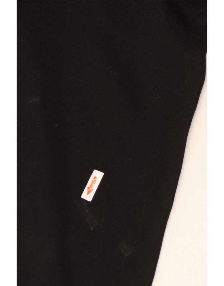 Męskie spodnie typu casual o swobodnym kroju Eddie Bauer W34 L30 Czarna bawełna