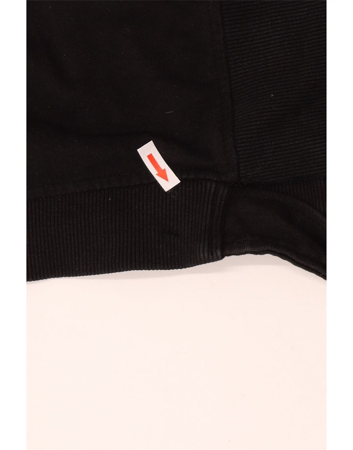 Męski sweter Zara, duży, czarny, bawełniany