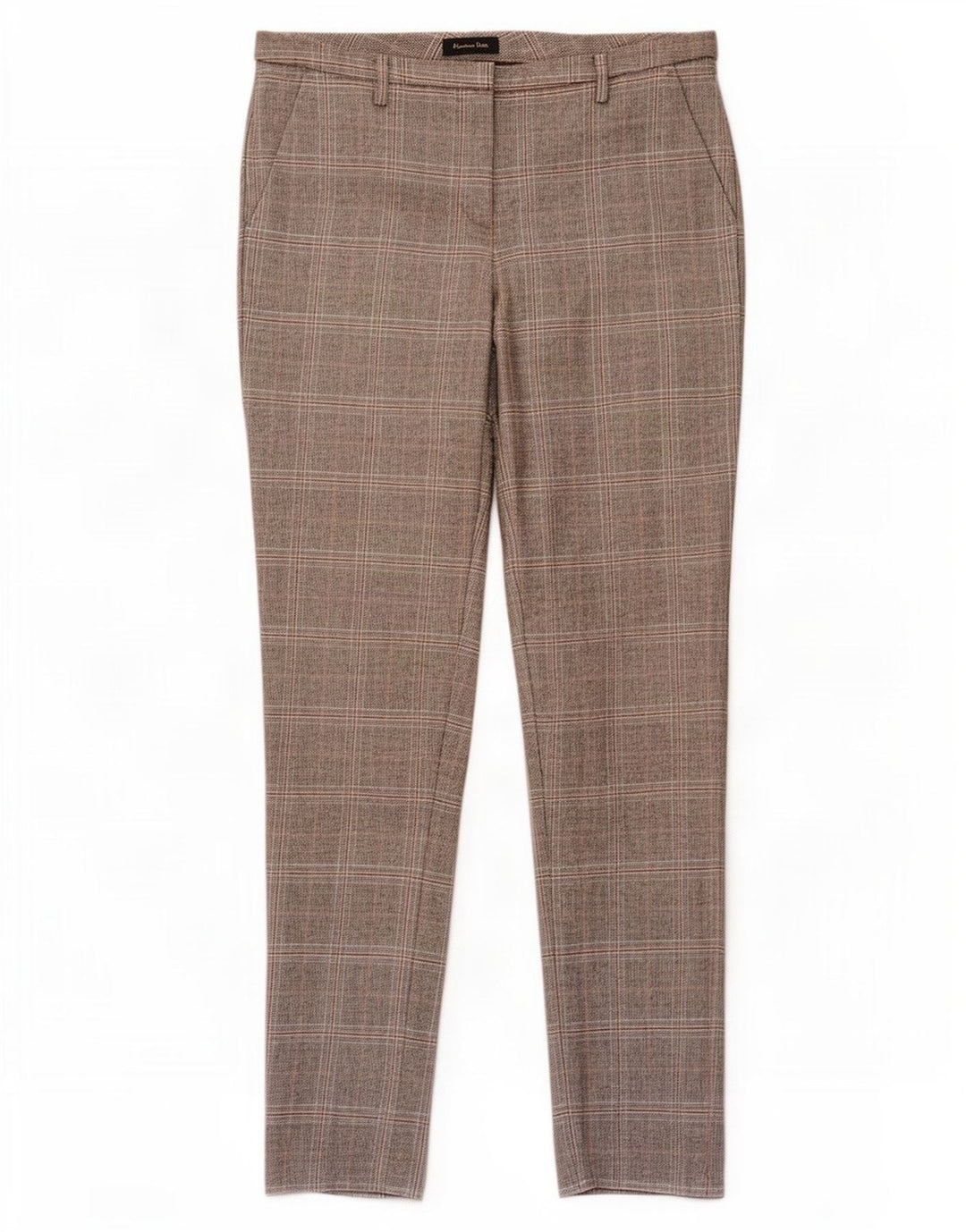 Spodnie Chino Massimo Dutti Damskie EU 38 Small W28 L30 Szare Pepitka