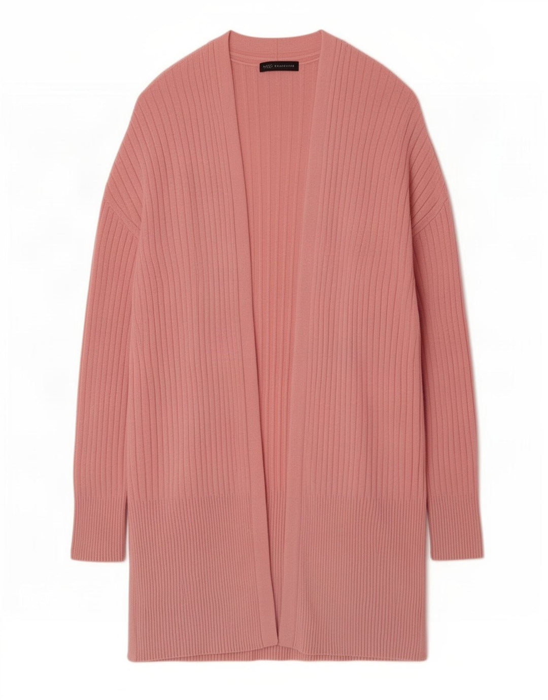 Sweter damski Marks & Spencer Longline Open Cardigan UK 14, średni róż