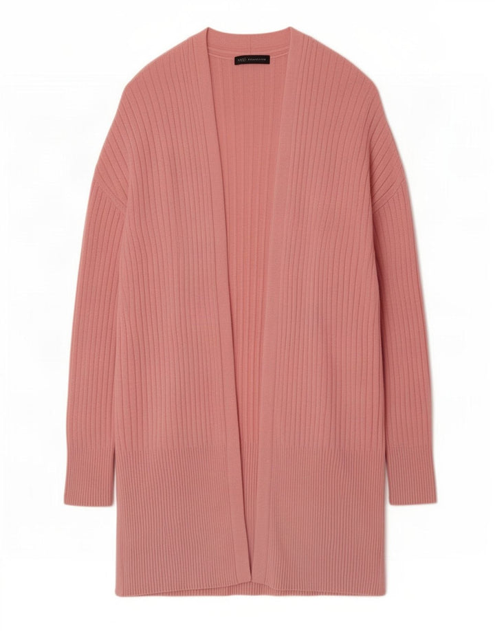 Sweter damski Marks & Spencer Longline Open Cardigan UK 14, średni róż