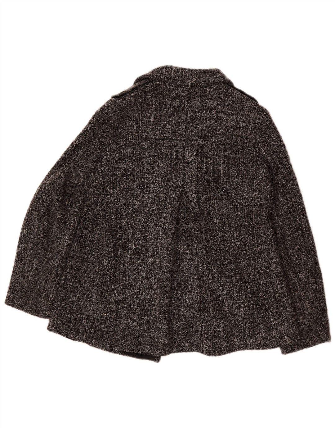 Damski płaszcz w groszki Roccobarocco IT 48 XL Szary, nakrapiany poliester