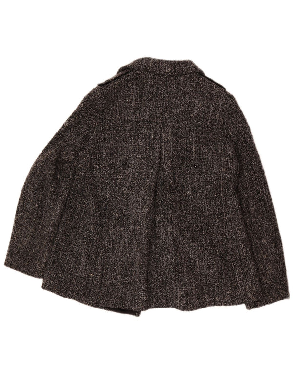 Damski płaszcz w groszki Roccobarocco IT 48 XL Szary, nakrapiany poliester