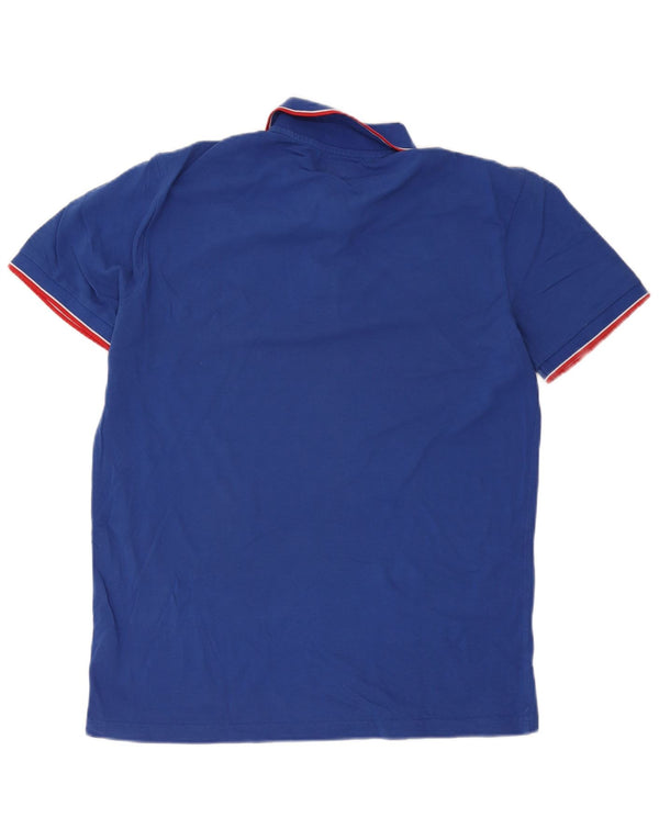 Męska koszulka polo Kappa XL, niebieska, bawełniana